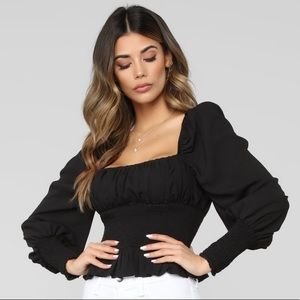 Fashion Nova: Black crop top